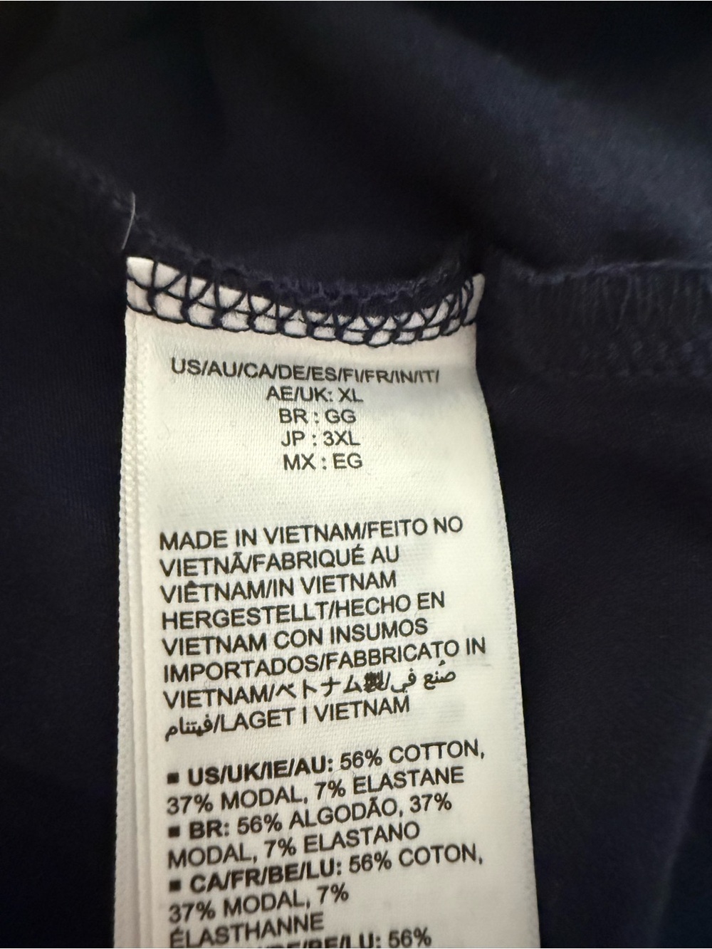 Amazon Essentials Navy Short Sleeve Tee View 4